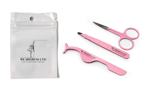 Eyelash Tweezer Set - Pink