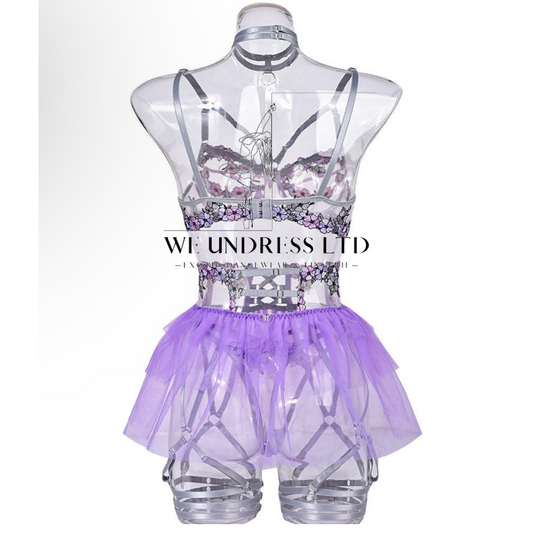 Purple Tutu lingerie set