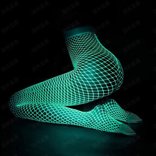 Glow in the dark Fishnet stockings