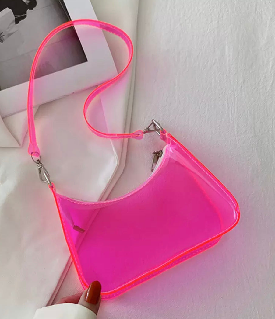 Pink Jelly Handbag